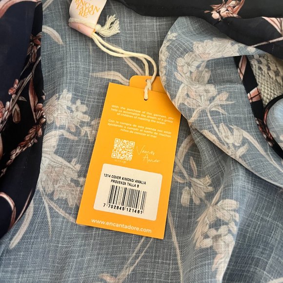 NWT Cover-up with Front Tie Anthropologie by Encantadore Size M - Picture 5 of 5